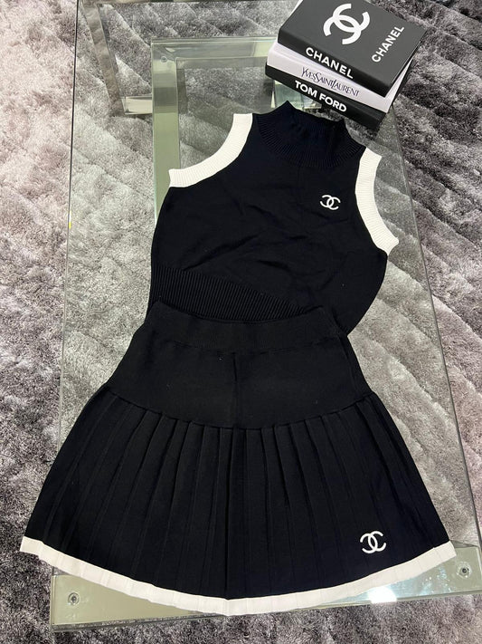 Skirt and top set
