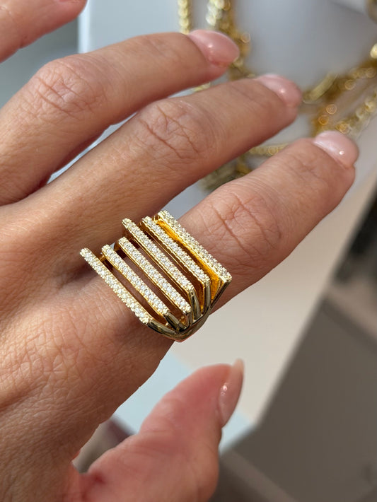 Golden Ring with Stone