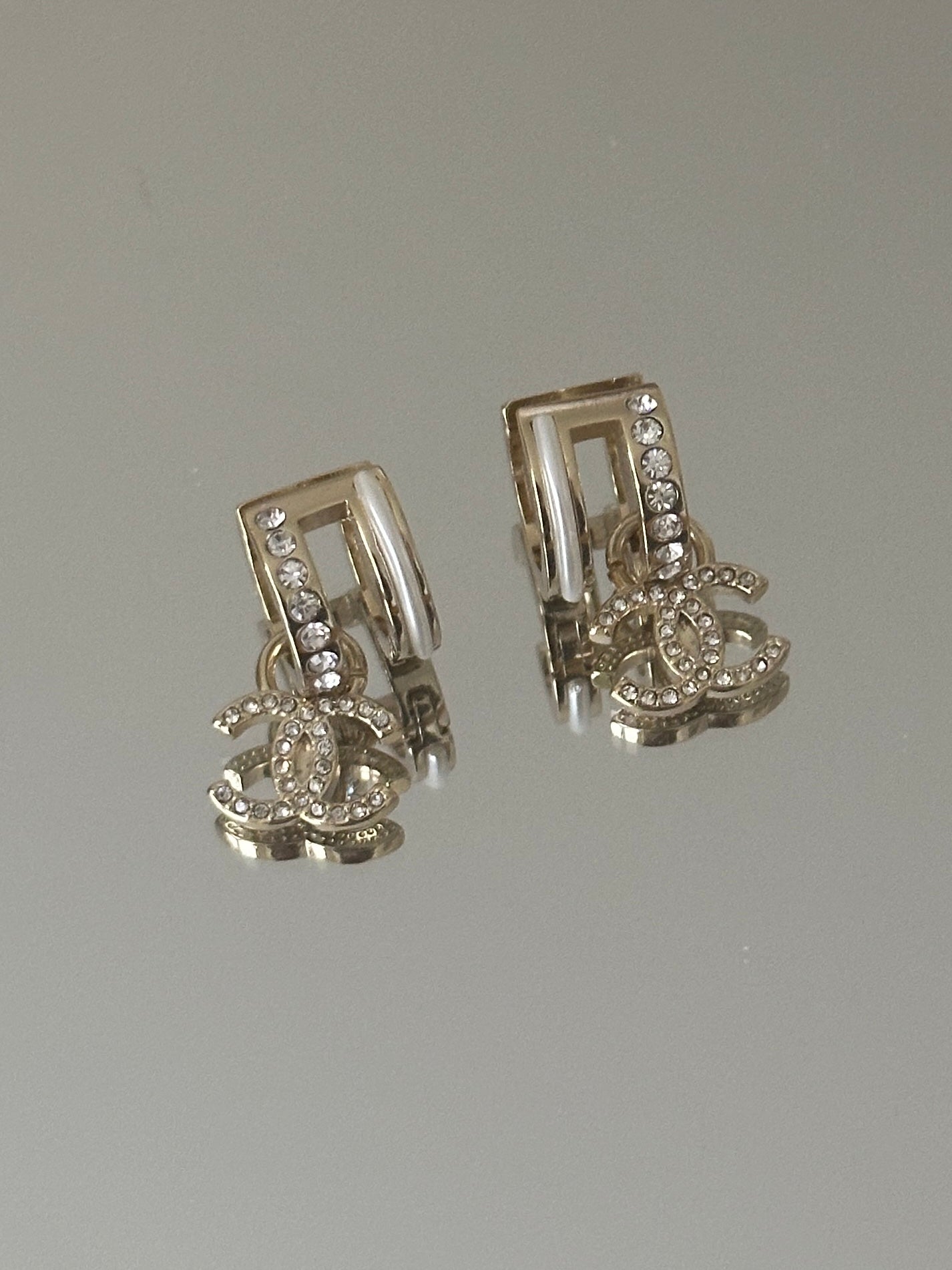 Gold earrings