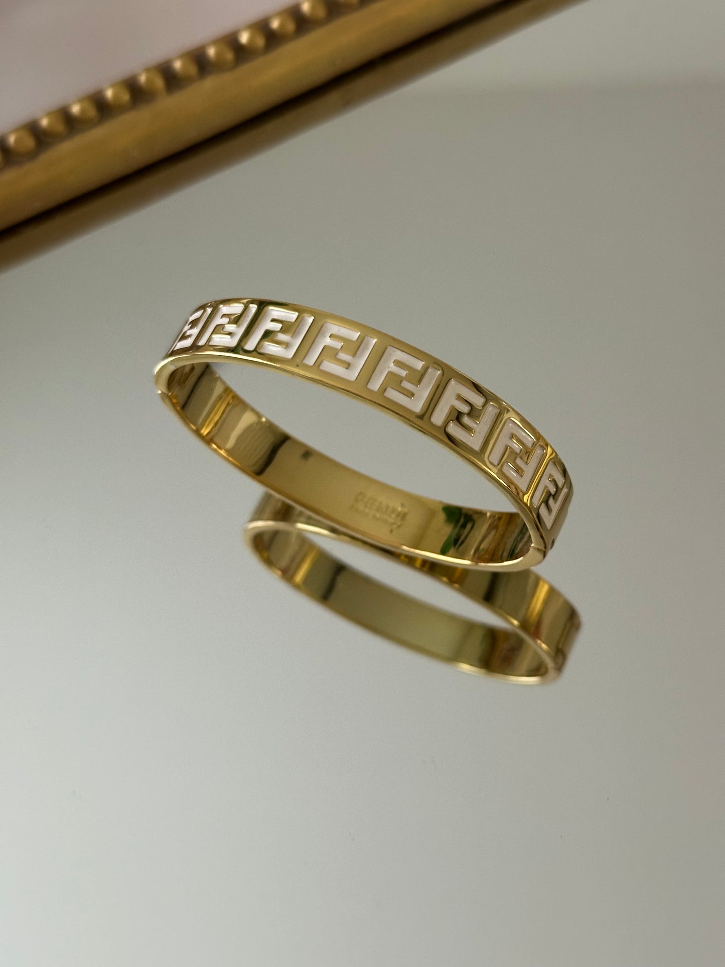 Gold F Bracelet