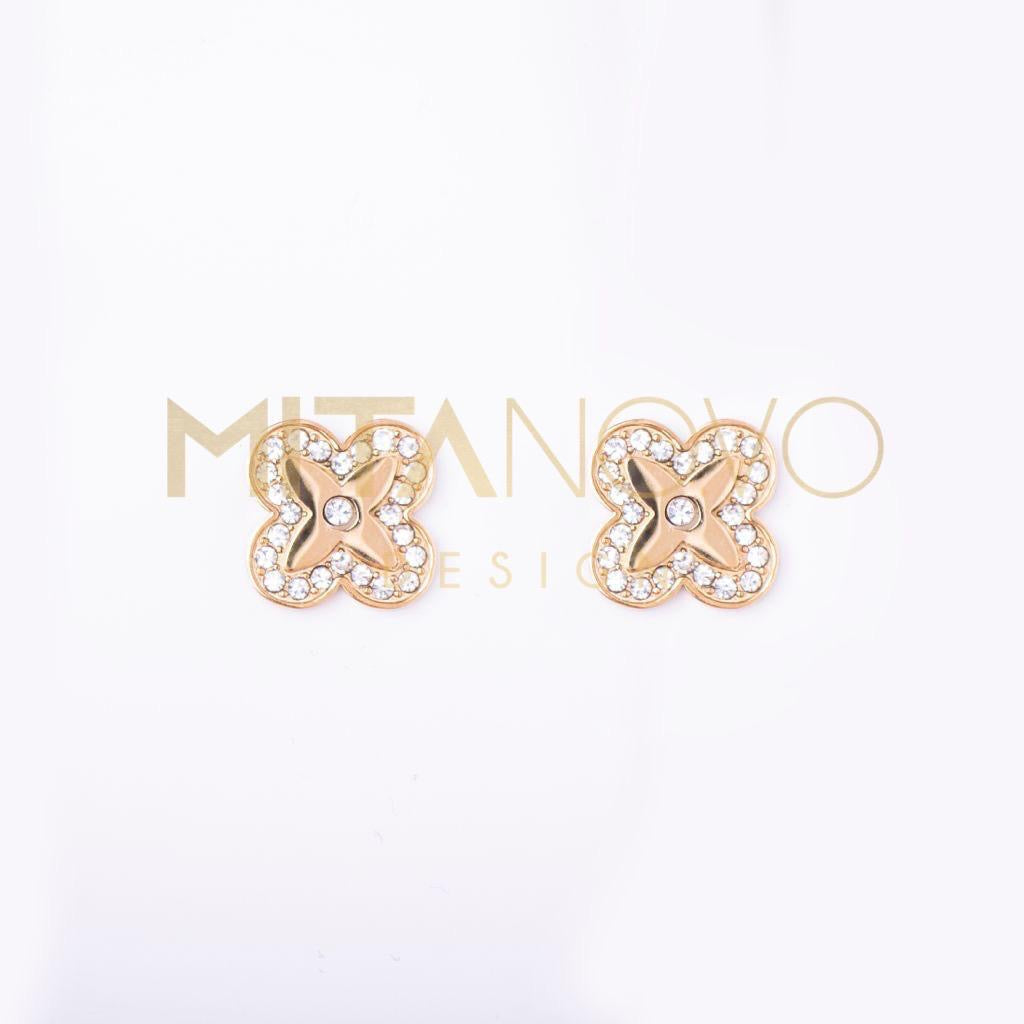 Gold earrings