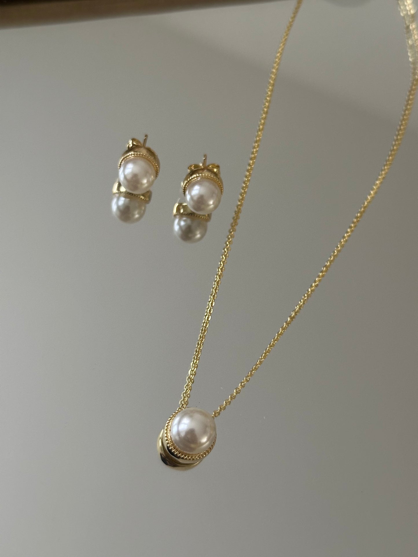 Gold pearl Set