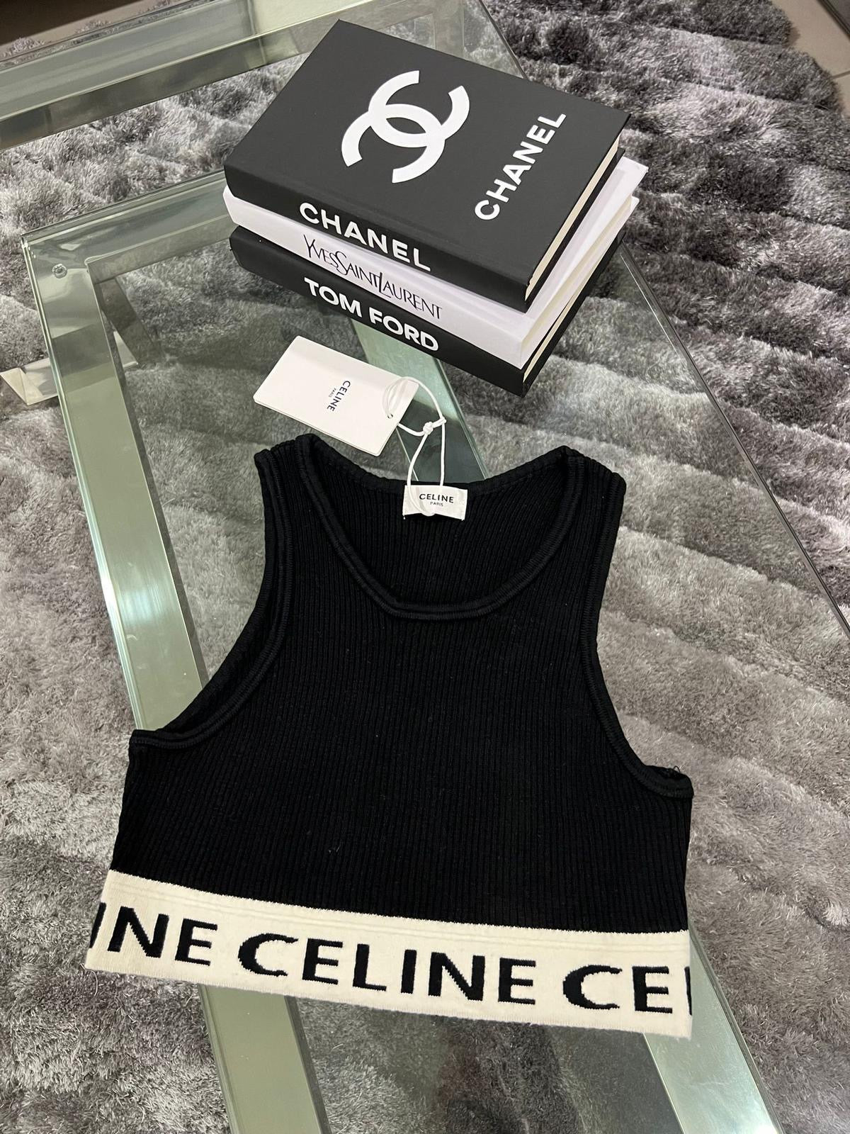 Tank top with letters