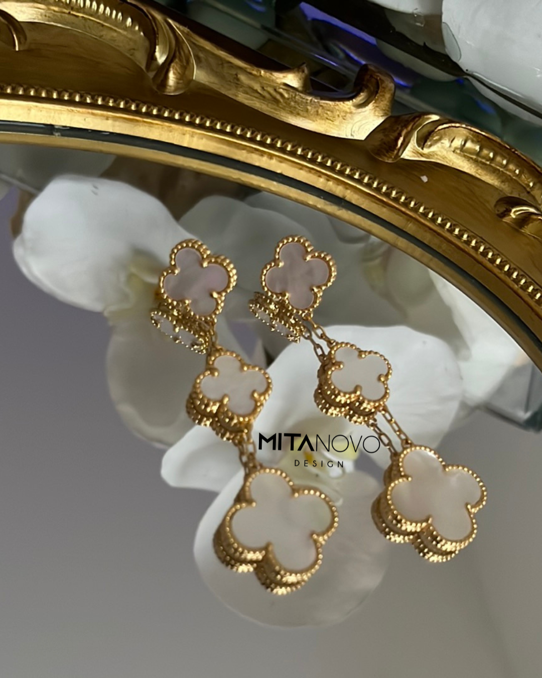 Flower Dangling Earrings
