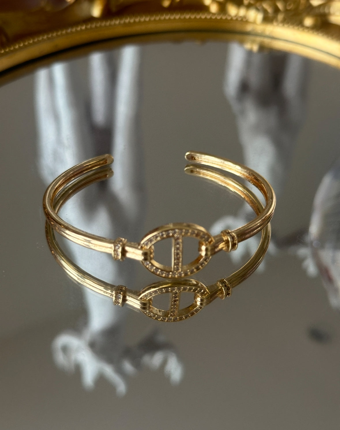 Gold Cuff Bracelet