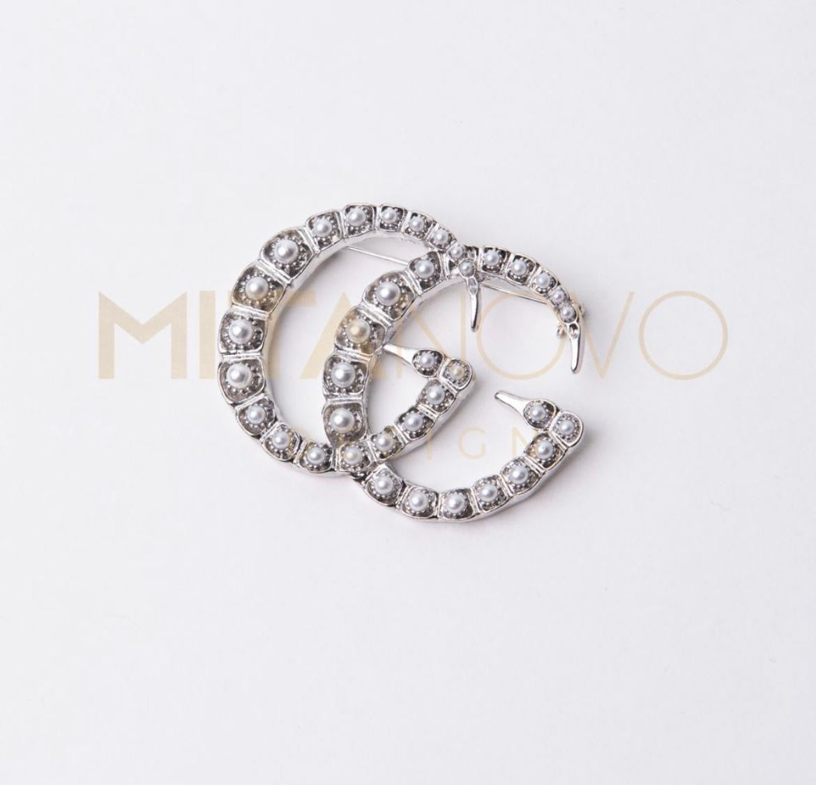 Silver brooch