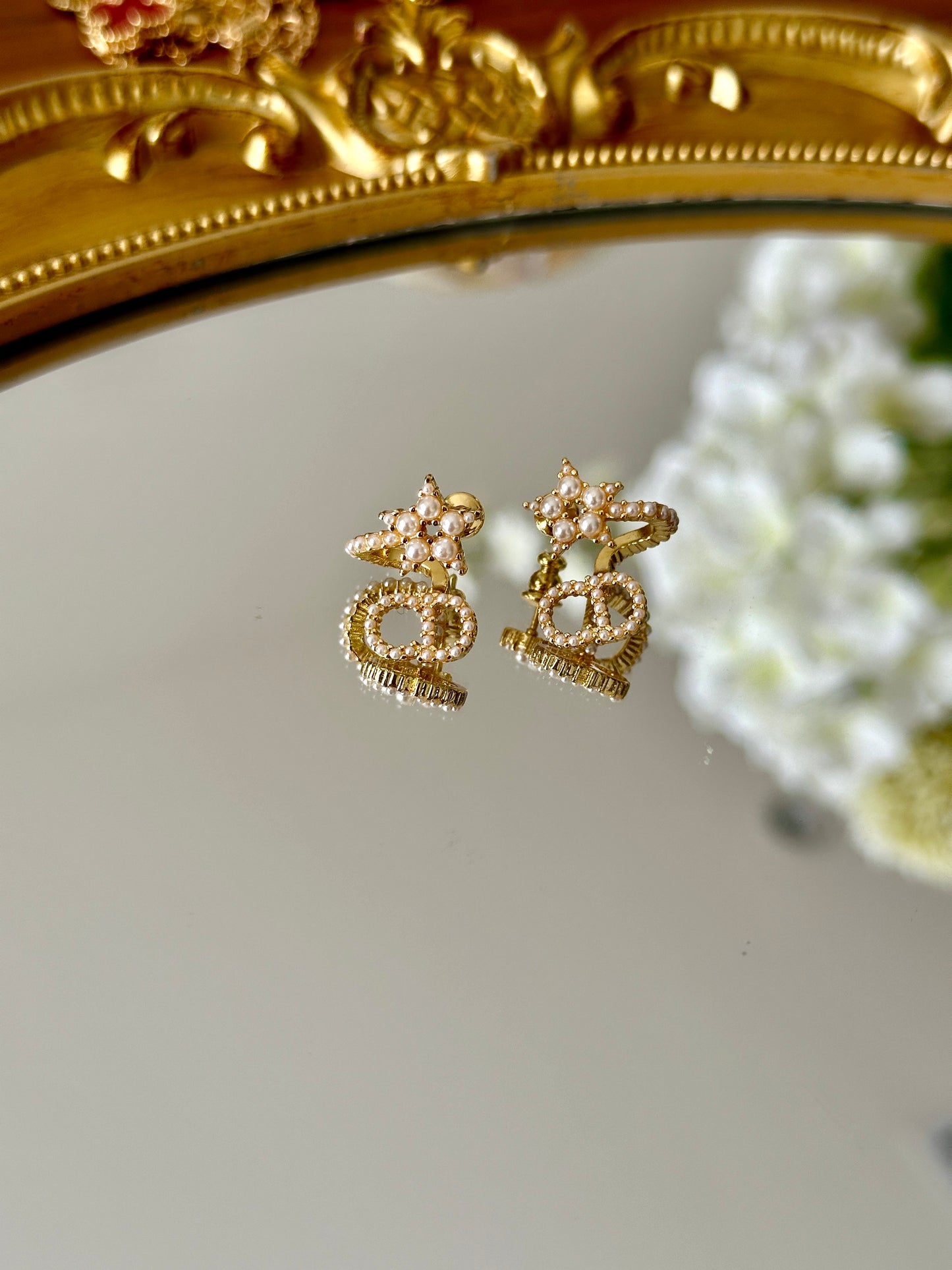 Pearl earrings