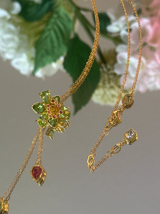 Luxe Petal Drop Necklace