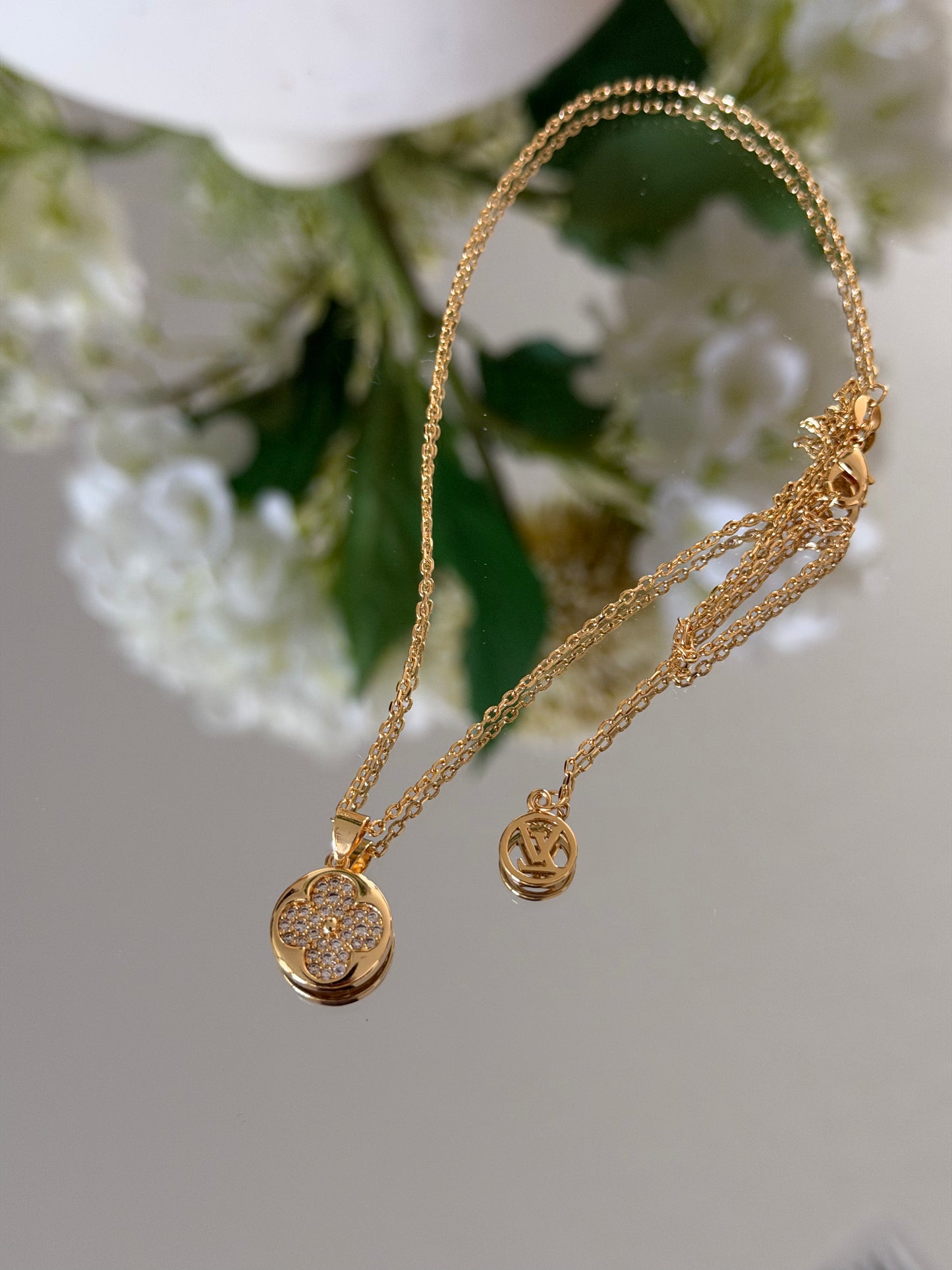 Gold Flower Necklace