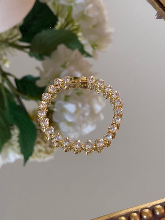 Golden Heart Bracelet