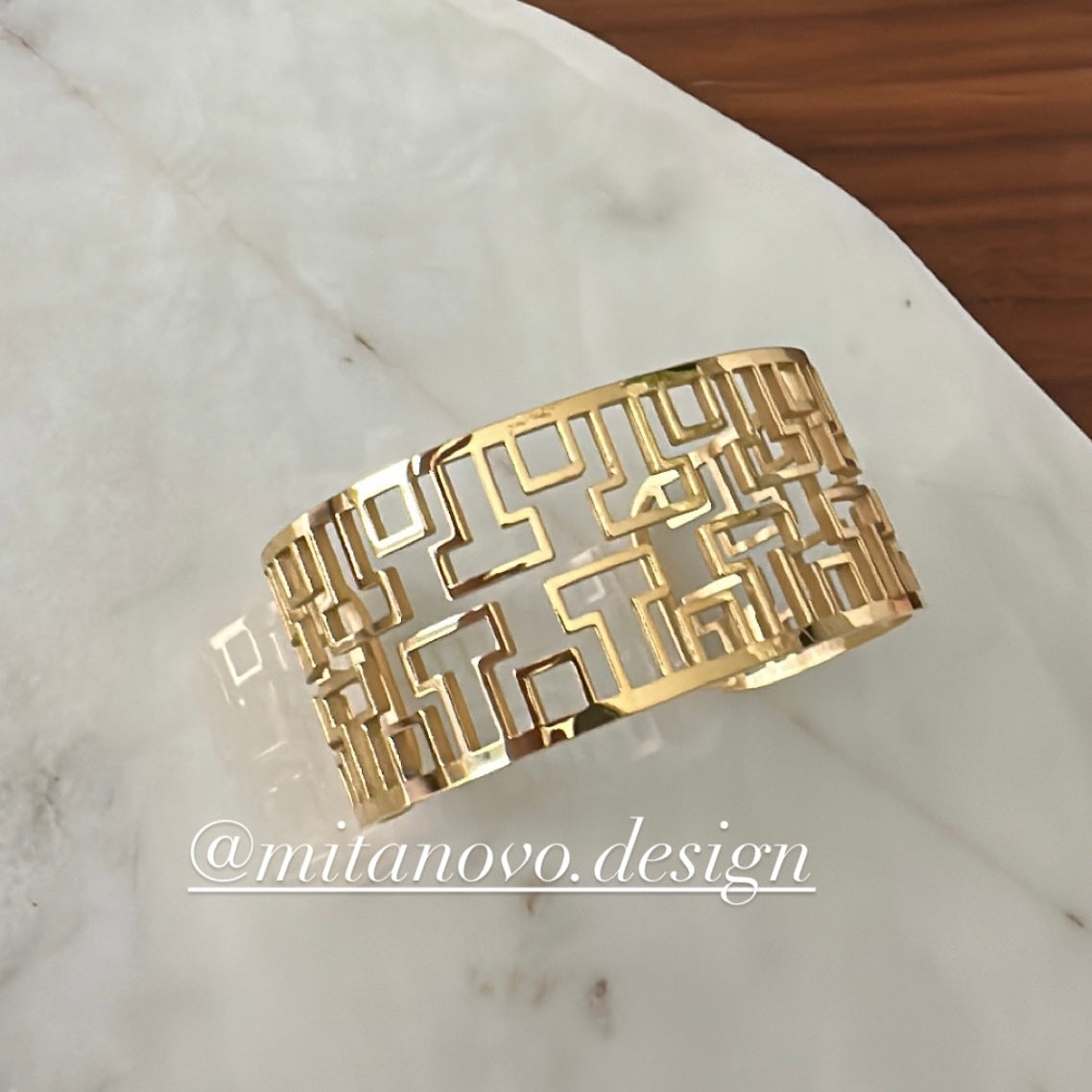 Gold Cuff Bracelet