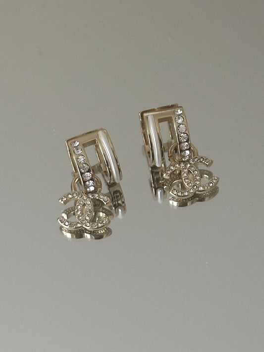 Gold earrings