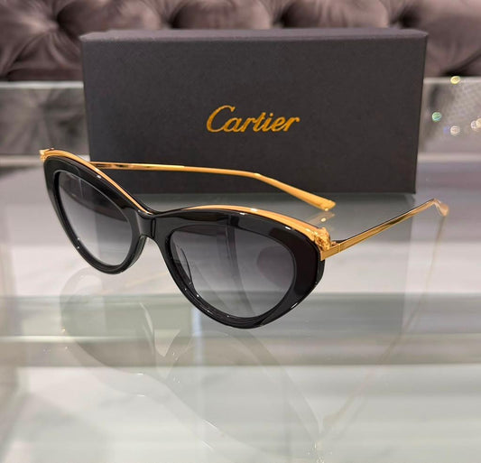 Golden Top Black Sunglasses
