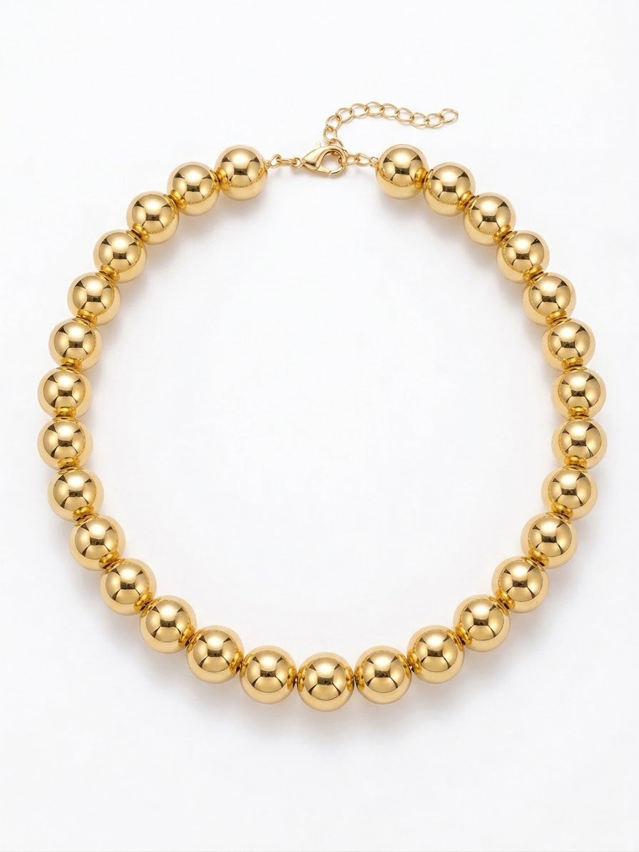 Golden Beads Necklace