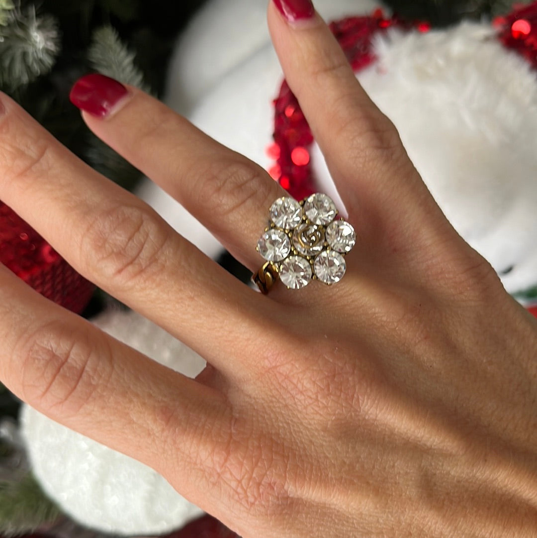 Adjustable Flower Ring