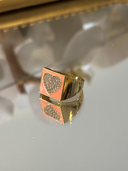 Heart colors ring
