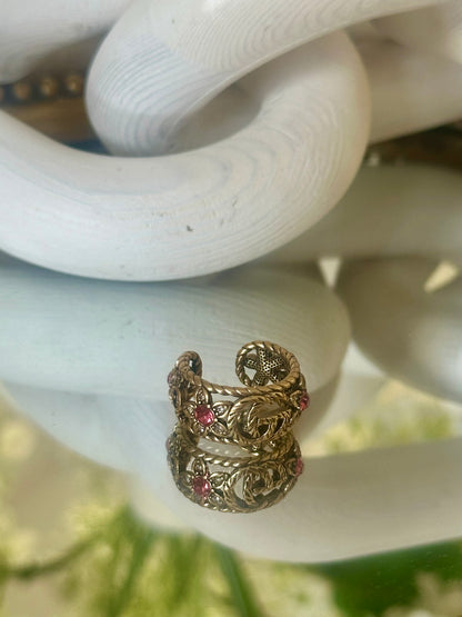Old Gold Adjustable Ring