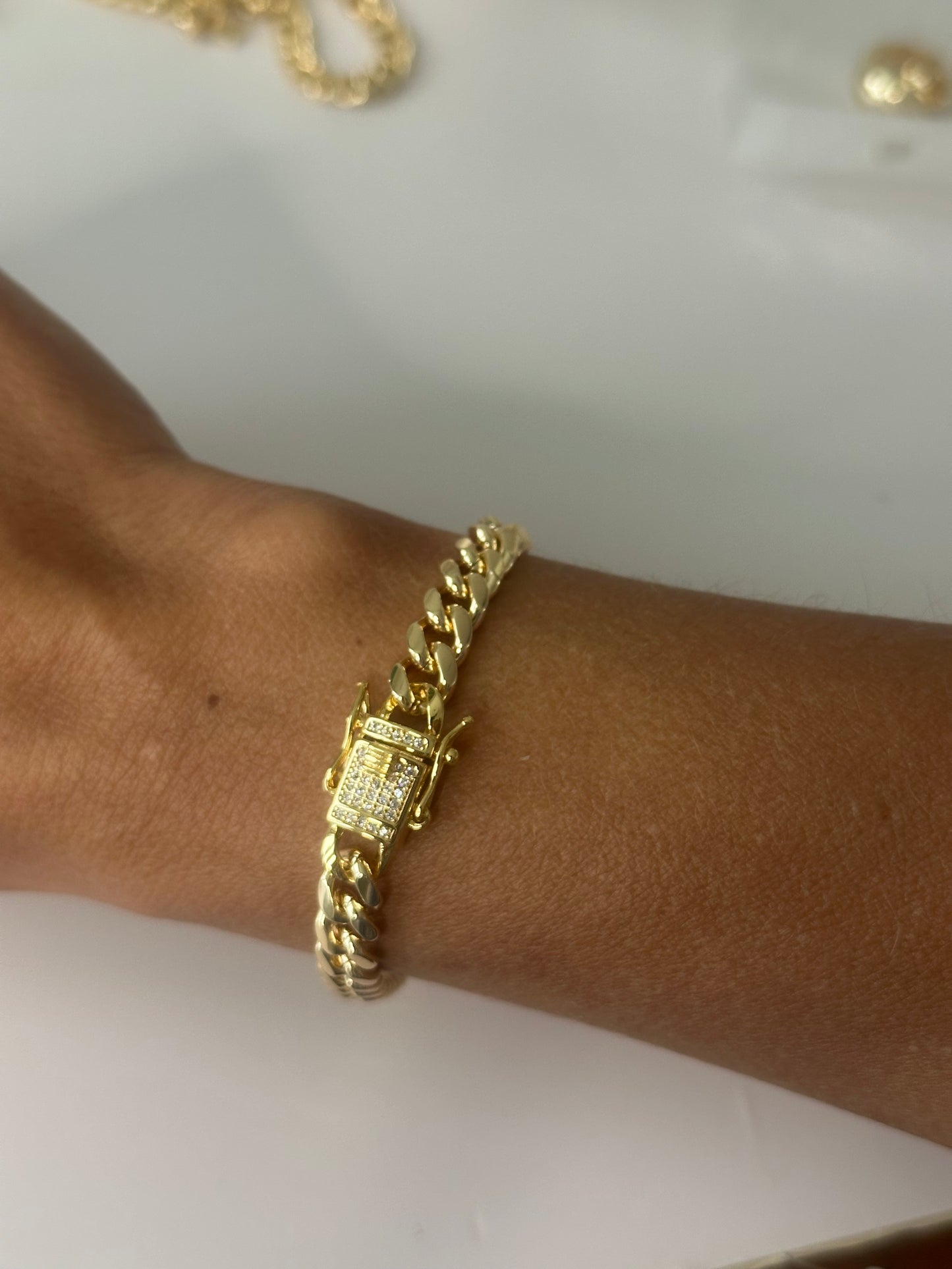 Cuban link bracelet