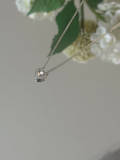 Silver Heart Pendant Necklace