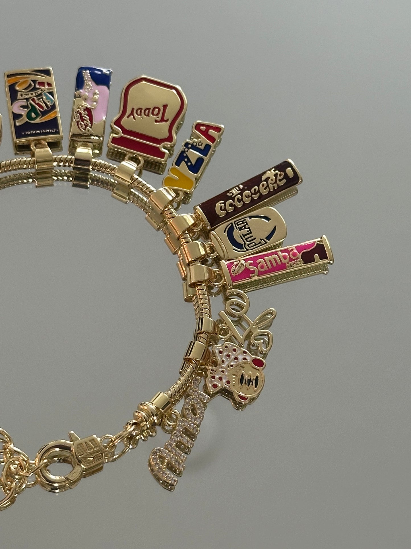 Venezuela Snacks Charm Bracelet – Brazalete de Souvenirs Venezolanos