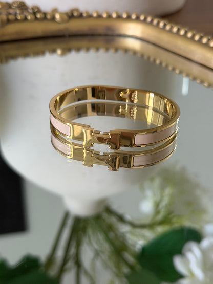Thin H Bracelet