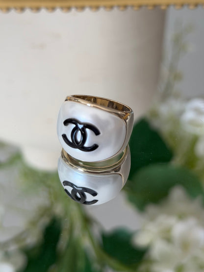 White Pearl Ring
