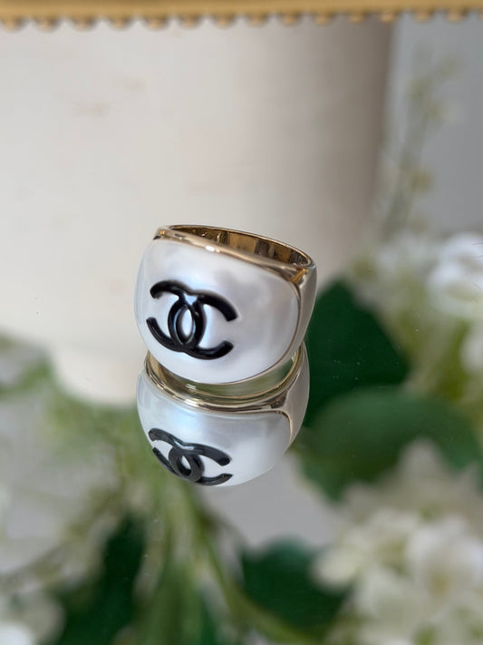 White Pearl Ring