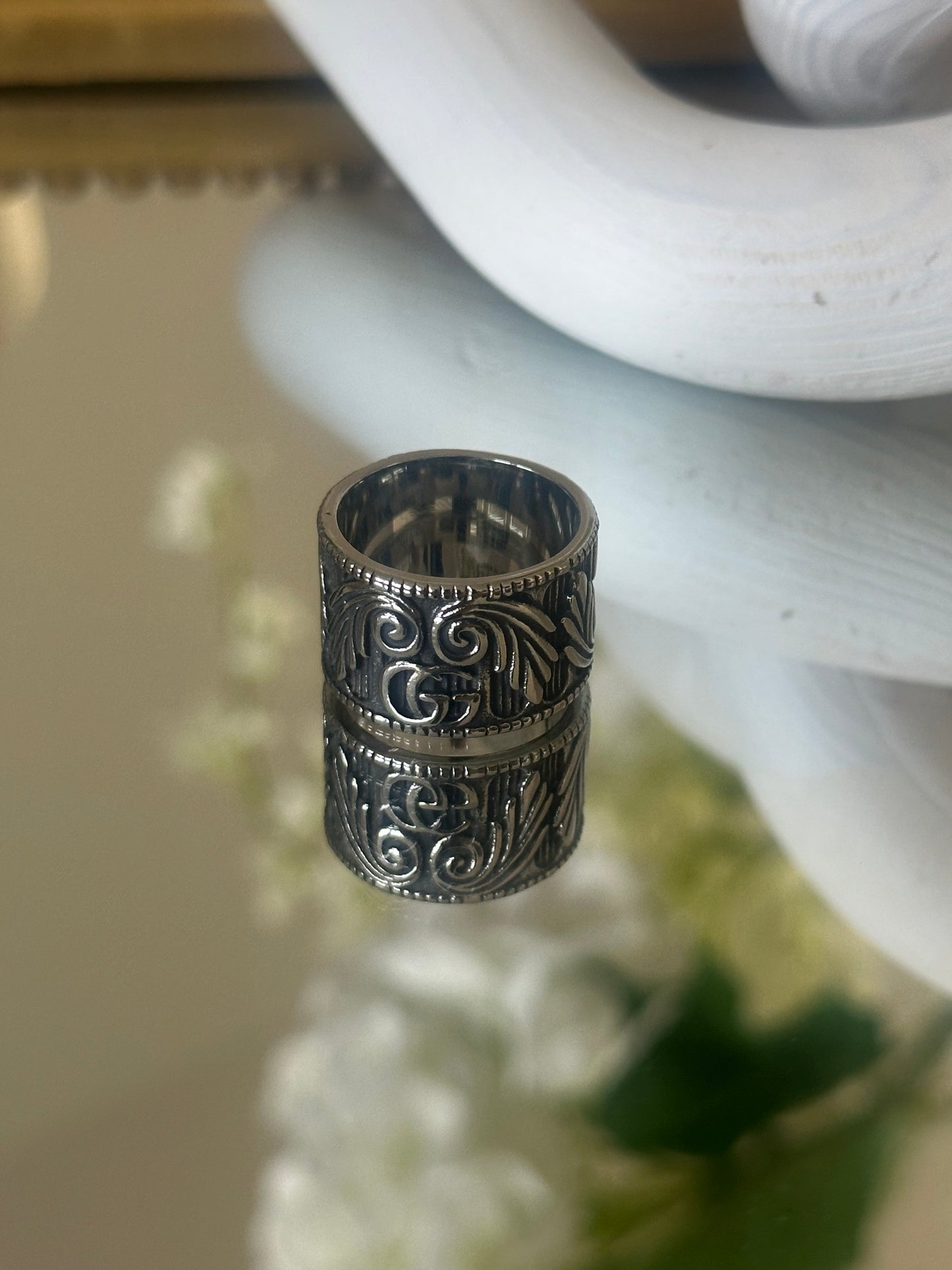 Thick Silver Ring