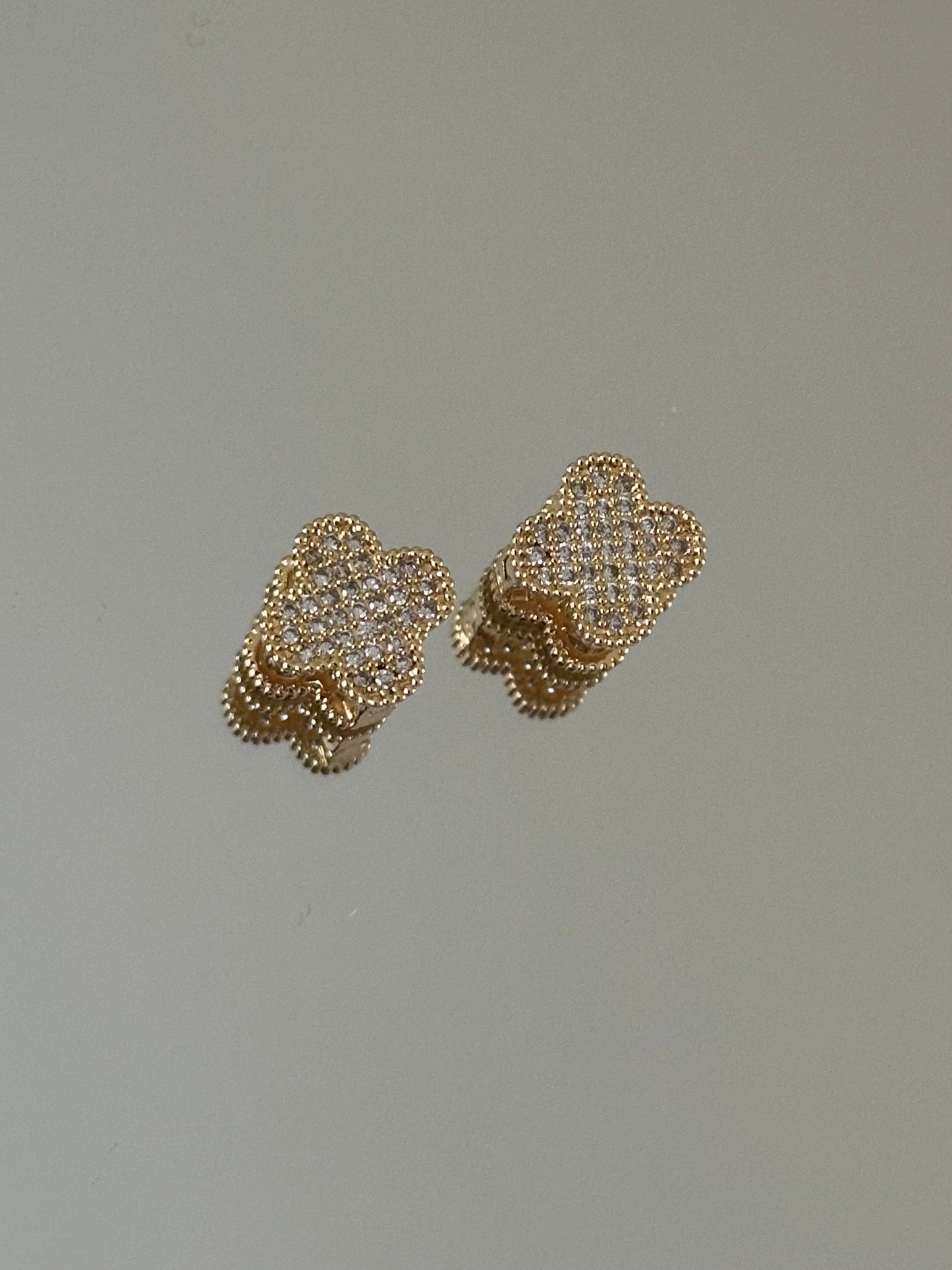 Gold Studs with stone