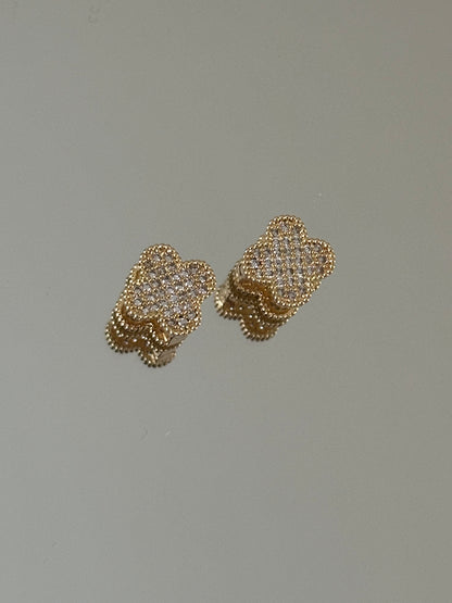 Gold Studs with stone