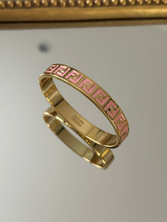 Gold  F Bracelet