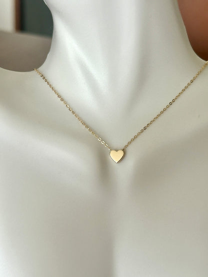Mini Gold Heart 14k