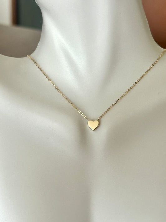 Mini Gold Heart 14k