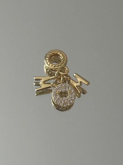 Gold Necklace with chams