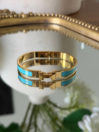 Thin H Bracelet
