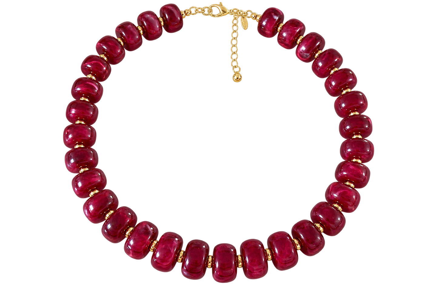 Resin & Gold Necklace
