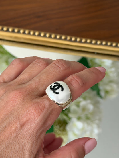 White Pearl Ring