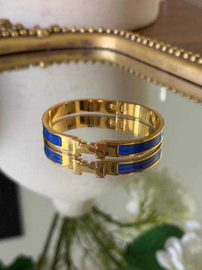 Thin H Bracelet