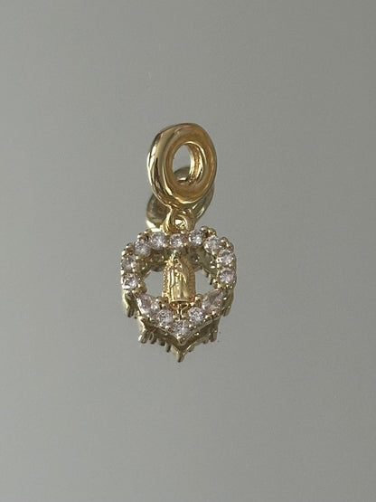 Gold Necklace with chams