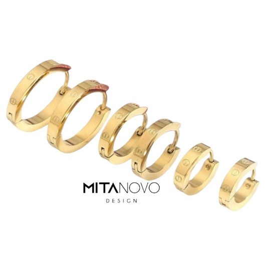 Set hoops earrings