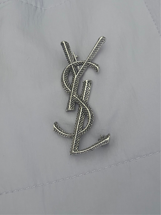 Silver brooch
