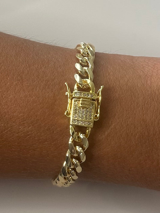 Cuban link bracelet