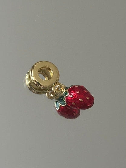 Gold Necklace with chams