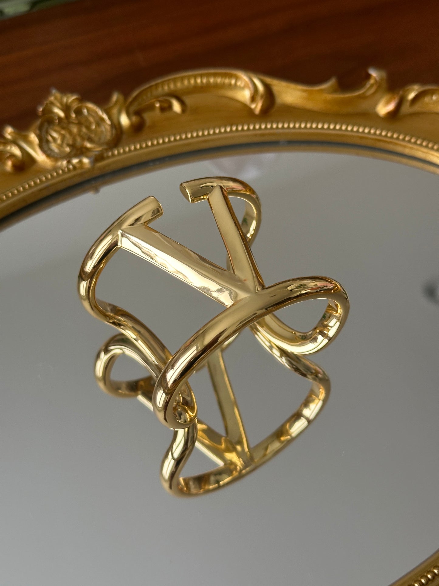 Gold cuff Bracelet