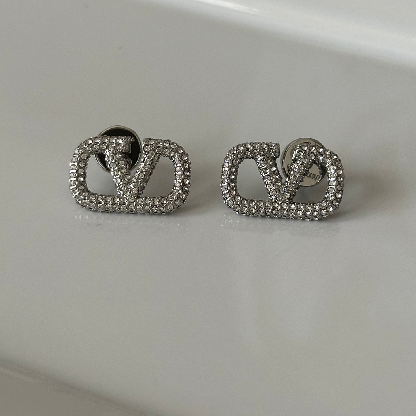 Silver Studs with stone