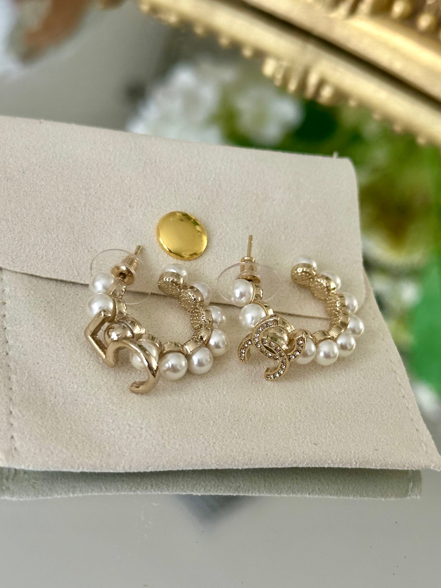 Pearl Hoops