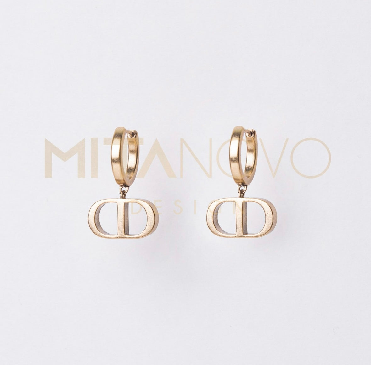 Old Gold  Dangling Earrings