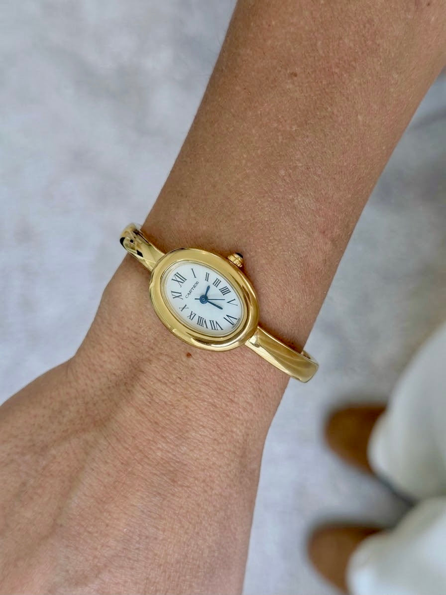 Golden Watch Bracelet