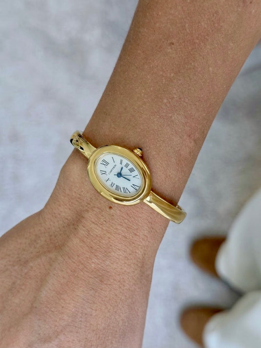 Golden Watch Bracelet