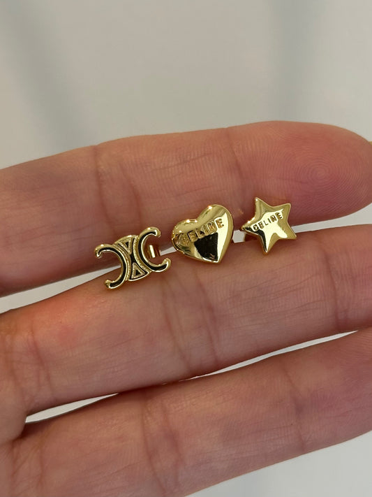 Mini set Earrings Of 3